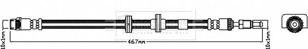 BORG & BECK Bremžu šļūtene BBH7965